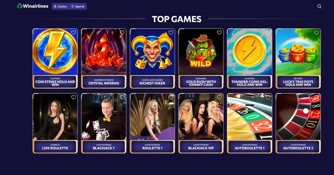 Winairlines Casino